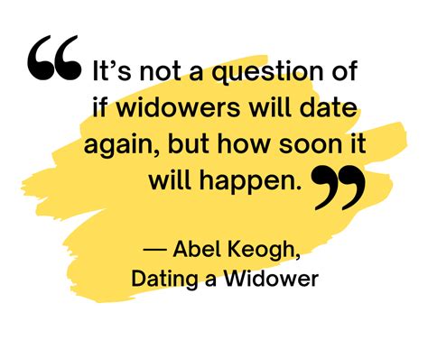 widower dating too soon