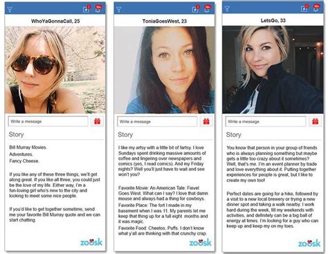 womens profiles on dating sites