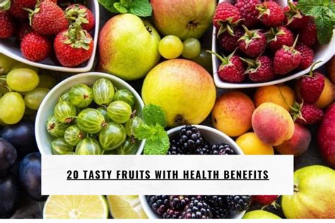 20 Tasty Fruits With Health Benefits Fruits - Fruits