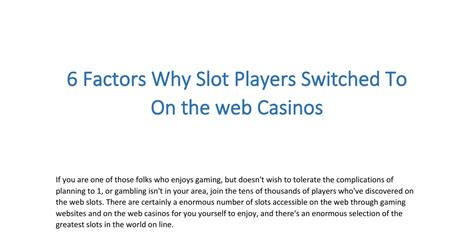 6 Factors Why BABE138 Slot Players Switched To BABE138 - BABE138