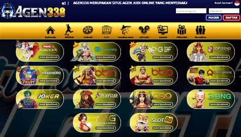 AGEN338 Agen Situs Slot Judi Online Tergacor Dan SLOT383 Alternatif - SLOT383 Alternatif