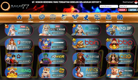 BAKAR77 Situs Slot Online Seru Mudah Jackpot Dan BAKAR77 Rtp - BAKAR77 Rtp