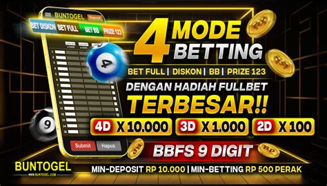 BUMI4D Situs Toto Dengan Minimal Deposit Hanya 10rb BUMI4D - BUMI4D