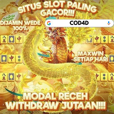 COD4D Gt Situs Slot Gacor Terbaru Gampang Menang COD4D  Slot - COD4D  Slot