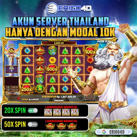 ERIGO4D Bandar Slot Online Tergacor Amp Terlengkap Di ERIGO4D - ERIGO4D