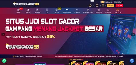 GACOR88   SUPERGACOR88 Situs Slot Online Gacor Gampang Jp Maxwin - GACOR88