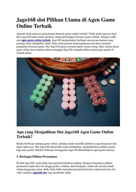 JAGO889 Agen Resmi Game Jago 889 Online Terbaru Judi JAGO889 Online - Judi JAGO889 Online