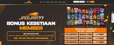 JAGUAR77 Kunci Sukses Meraih Keberuntungan Dengan Casino Terpercaya JAGUAR77 - JAGUAR77