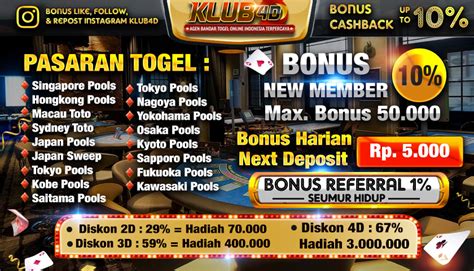 KLUB4D Link Alternatif Togel Singapore Togel Hongkong KLUB4D - KLUB4D