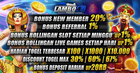 LAMBO4D Situs Slot Online Pemainan Terbanyak Dan Terlengkap LAMBO4D - LAMBO4D