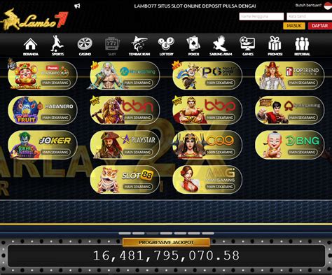 LAMBO77 Situs Judi Slot Online Terbaik Daftar Slot LAMBO77 - LAMBO77