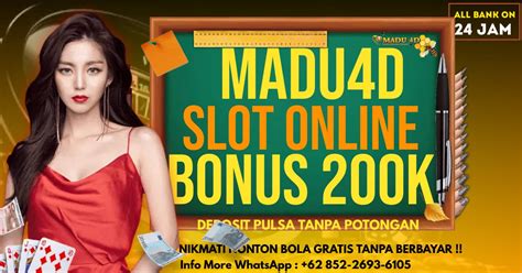 MADU4D Situs Deposit Pulsa Tanpa Potongan By MADU4D MADU4D Slot - MADU4D Slot