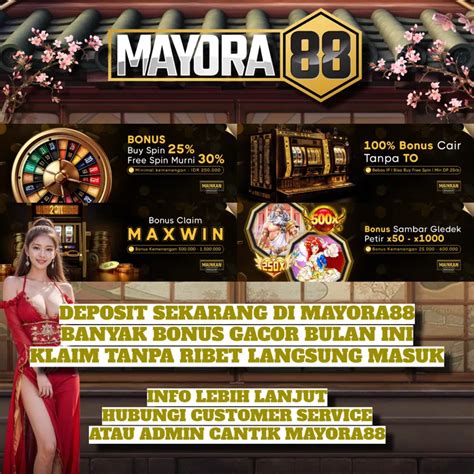 MAYORA88 Daftar Situs Slot Gacor Gampang Menang Dijamin MAYORA88 Slot - MAYORA88 Slot