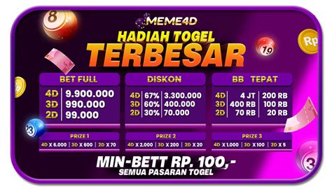 MEME4D Bandar Togel Online Resmi Terbaik Di Asia MEME4D - MEME4D