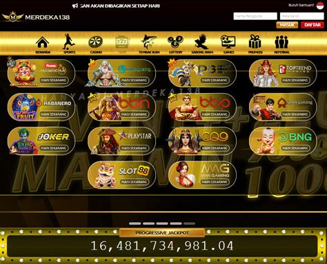 MERDEKA138 Daftar Situs Judi Slot Online Resmi Terpercaya TRIBUN138 - TRIBUN138