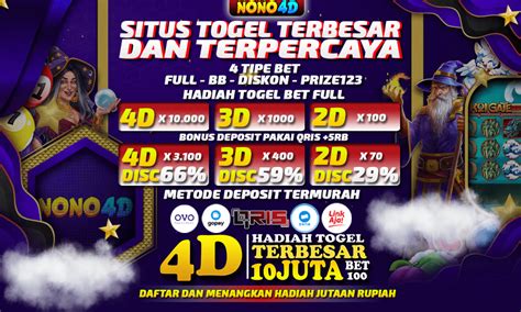 NONO4D Agen Togel Bo Togel Hadiah Terbesar NONO4D - NONO4D