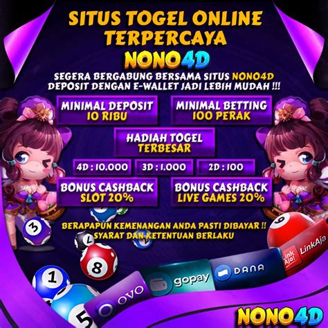 NONO4D Situs Bandar Togel Terpercaya NONO4D - NONO4D