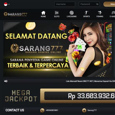 SARANG777 Pilihan Situs Game Online Slot Mudah Menang SARANG777 Slot - SARANG777 Slot