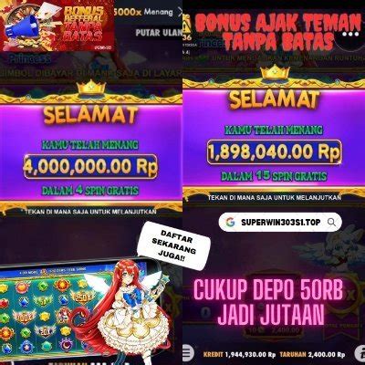 SUPERWIN303 88 Tips Sukses Withdraw Jutaan Cukup Deposit SUPERWIN303 - SUPERWIN303