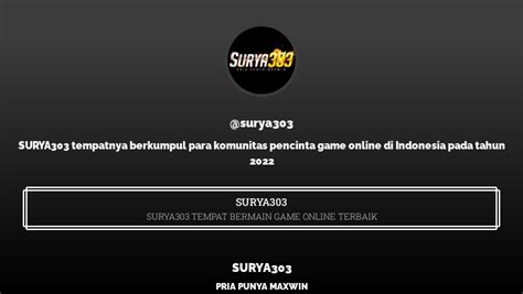 SURYA303 Link Komunitas Besar Game Populer Indonesia SURYA303 - SURYA303
