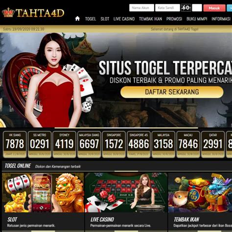 TAHTA4D Situs Slot Gacor Dan Bandar Togel Online TEH4D - TEH4D
