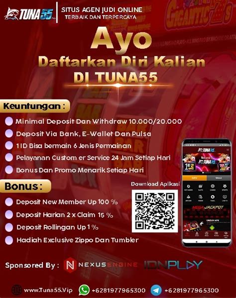 TUNA55 Daftar Situs Judi Agen Slot Online Gacor BOTUNA55 - BOTUNA55