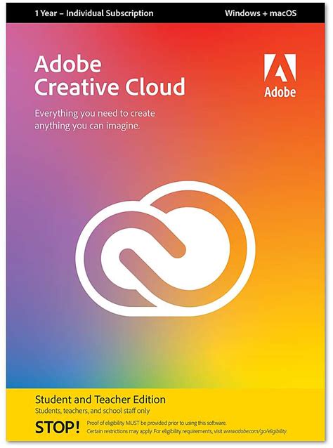 Adobe Creative Cloud For Students And Teachers Adobe FILA88 - FILA88