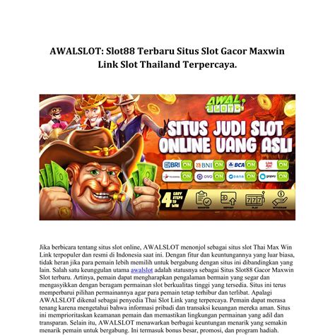 Awalslot Link Resmi Slot Gacor Terbaru Dan Terpercaya Awalslot - Awalslot