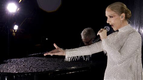 Celine Dion Makes Live Comeback At Paris Olympics Lights - Lights