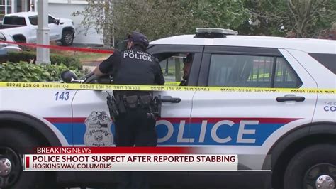 Columbus Police Stabbed Responding To Domestic Violence Suspect Columbus - Columbus