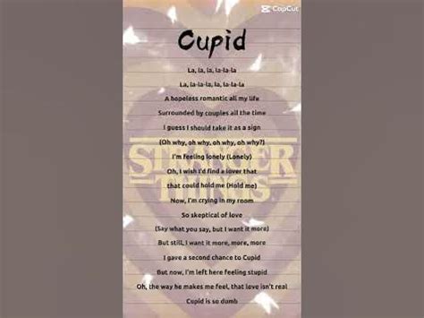 Cupid Lyrics English BETWIN89 Situs Judi Slot Online Judi BETSLOT888 Online - Judi BETSLOT888 Online