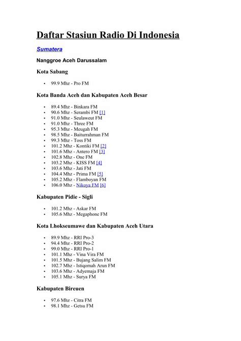 Daftar Stasiun Radio Di Lampung Wikipedia Bahasa Indonesia Batara 88 Rtp - Batara 88 Rtp