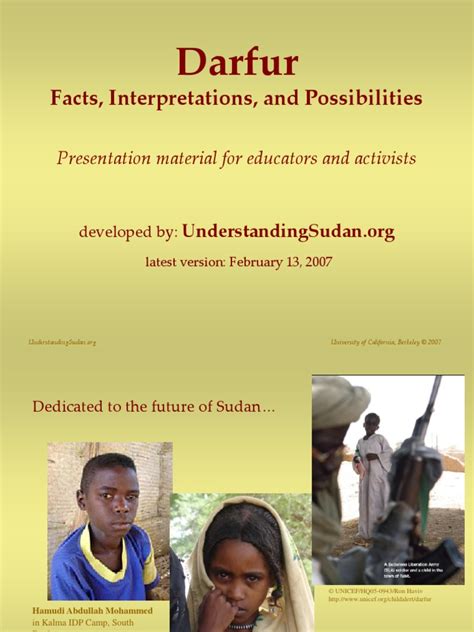 Darfur Information TOTO171 Alternatif - TOTO171 Alternatif