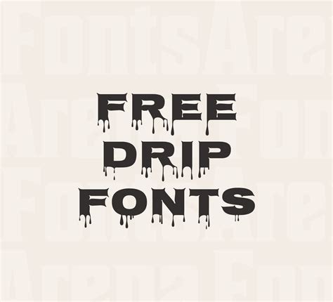 Dripping Font Free Wet Letters Fontspace Dripping Slot - Dripping Slot