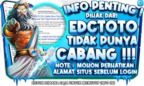 Edctoto Situs Toto Online 4d Resmi Terbesar Dan Edctoto - Edctoto