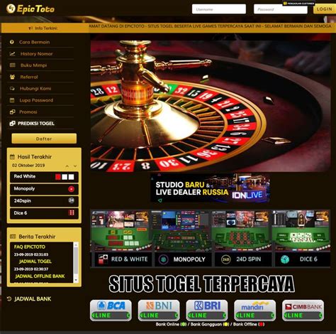 Epictoto Bandar Togel Online Terpercaya Di Asia Epictoto - Epictoto