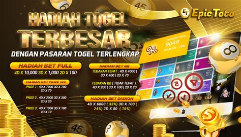 Epictoto Situs Togel Online Terpercaya Amp Bandar Toto Epictoto - Epictoto