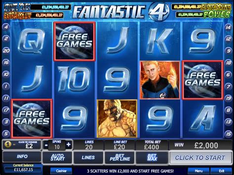 Fantastic 4 Slots Play PLAYTECHU0027S Fantastic Four Slot FANTASTIC4D - FANTASTIC4D