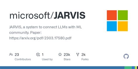 Github Microsoft Jarvis Jarvis A System To Connect Jarvis - Jarvis