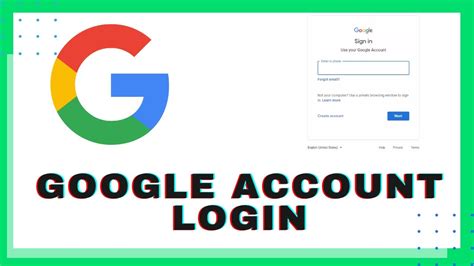 Google Account Login - Login