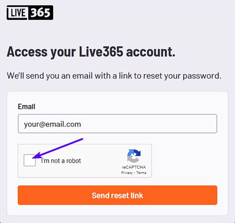 Help I Forgot My Password LIVE365 Support Mediacreek LIVE303 Login - LIVE303 Login