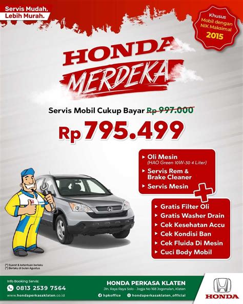 Honda Service Honda Indonesia MERDEKA189 Resmi - MERDEKA189 Resmi