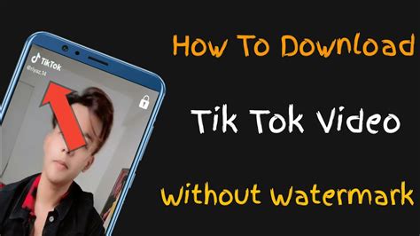 How To Download From Tiktok Without Watermark Robots Tikmate - Tikmate