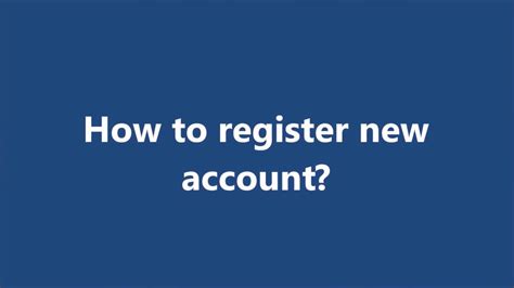 How To Register A New Online Bidding Account Nexslot Login - Nexslot Login
