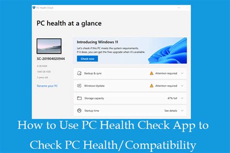 How To Use The Pc Health Check App Pg Soft - Pg Soft