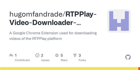 Hugomfandrade Rtpplay Video Downloader Chrome Extension Yukplay Rtp - Yukplay Rtp
