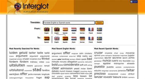 Interglot Translation Dictionary Interslot - Interslot