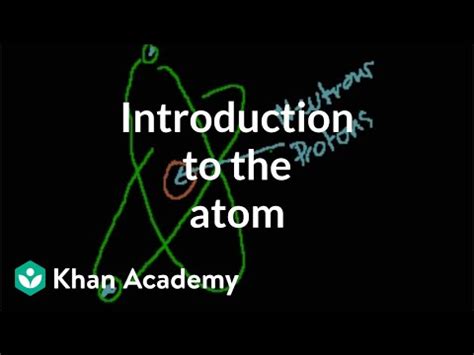 Introduction To The Atom Video Khan Academy Atom - Atom