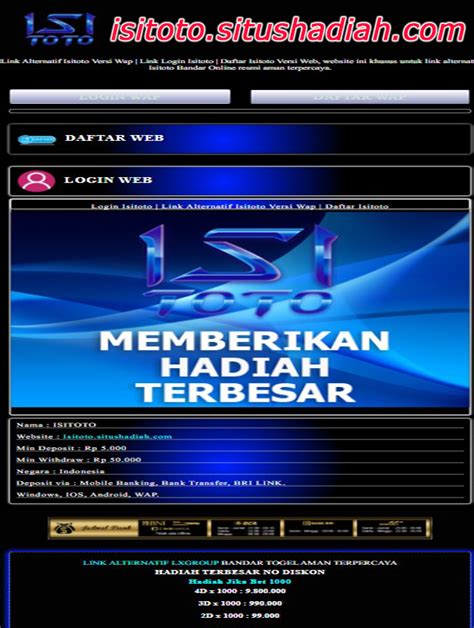 Isitoto Com Link Alternatif Isitoto Login Versi Wap Isitoto - Isitoto