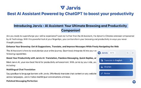 Jarvis Ai Best Ai Assistant Amp Ai Copilot Jarvis - Jarvis